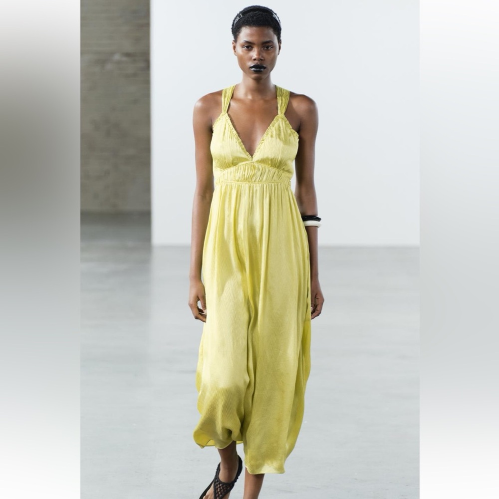 Zara Cross Strap Dress ZW Collection